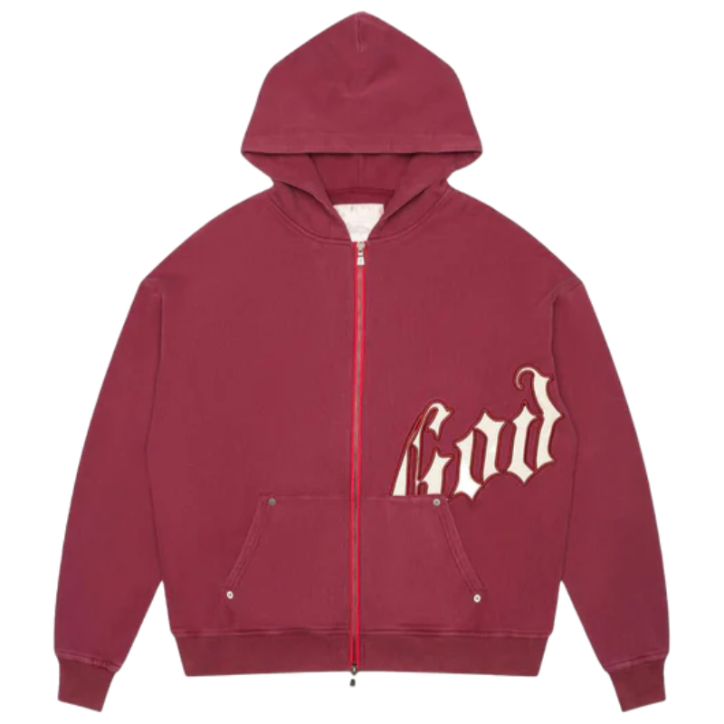 Godspeed OG Logo V2 Hoodie Burgundy Apparel