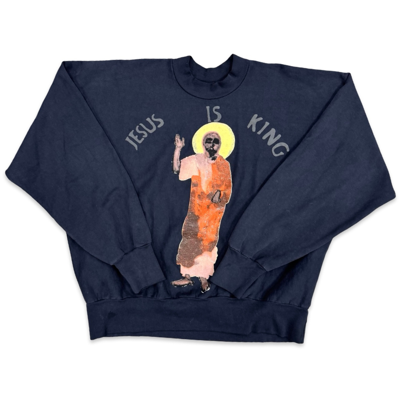Yeezy Kanye West Jesus Is King Crewneck Black Apparel