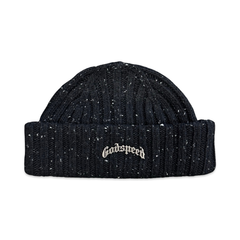 Godspeed New York OG Logo Emblem Beanie Black Apparel