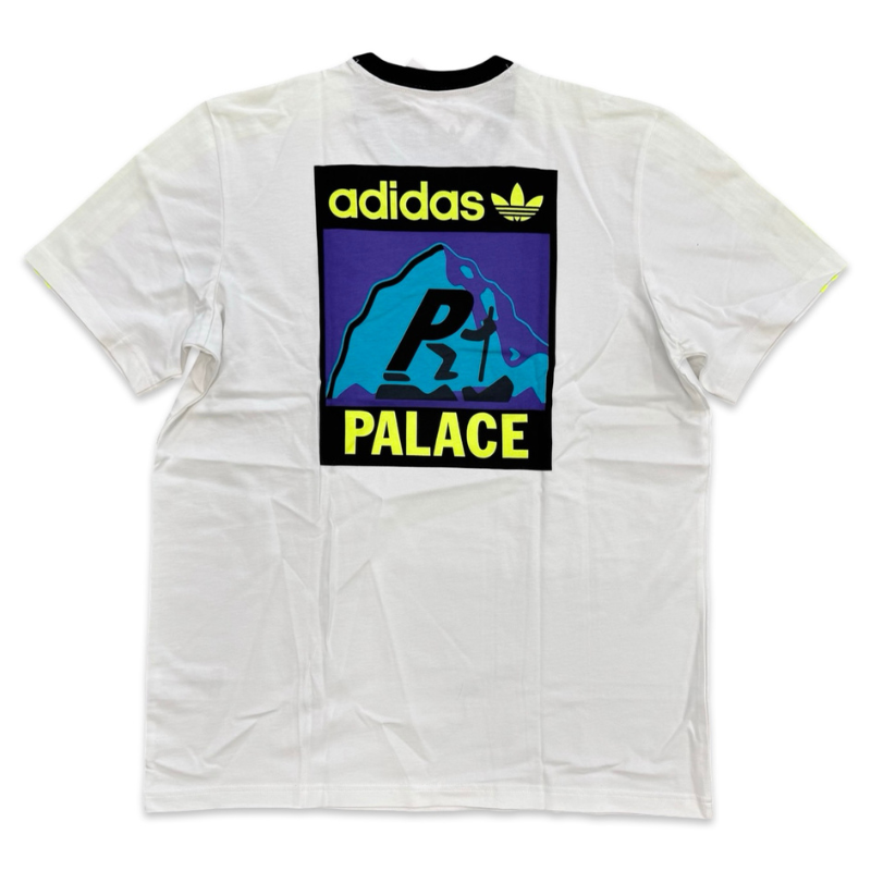 Palace x adidas Tri-Logo Graphic T-shirt White Apparel