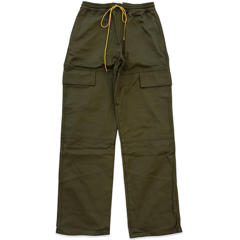 Rhude Plateau Cargo Pants Olive Green Apparel