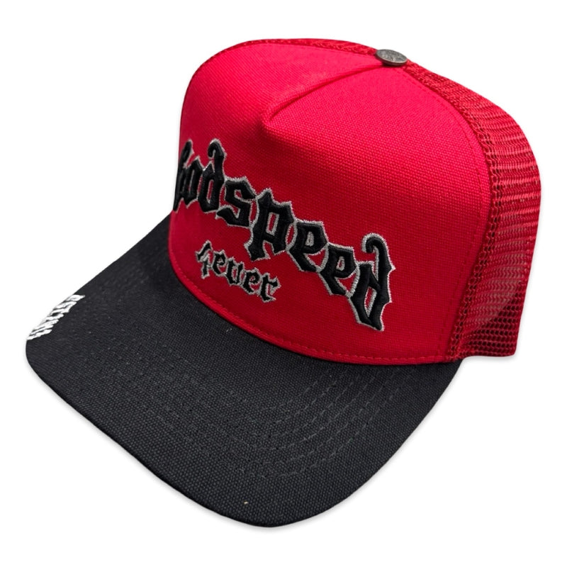 Godspeed GS Forever Trucker Hat Red/Black Apparel