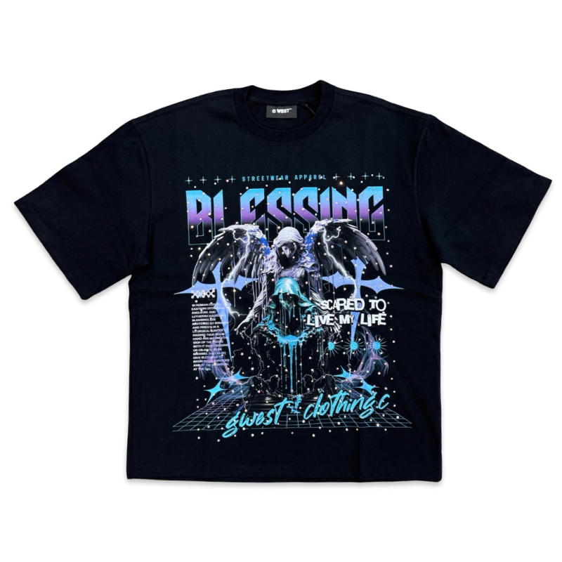 G West Blessing Tee Black Apparel