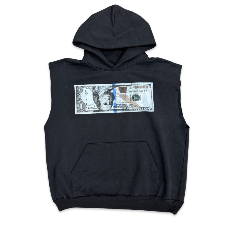 Destroy Lonely BBY$ Cutoff Hoodie Black Apparel