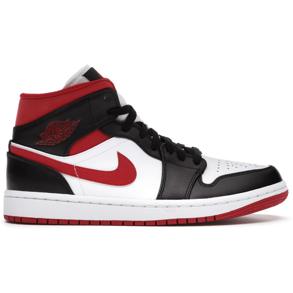 Jordan 1 Mid Gym Red Black White Sneakers