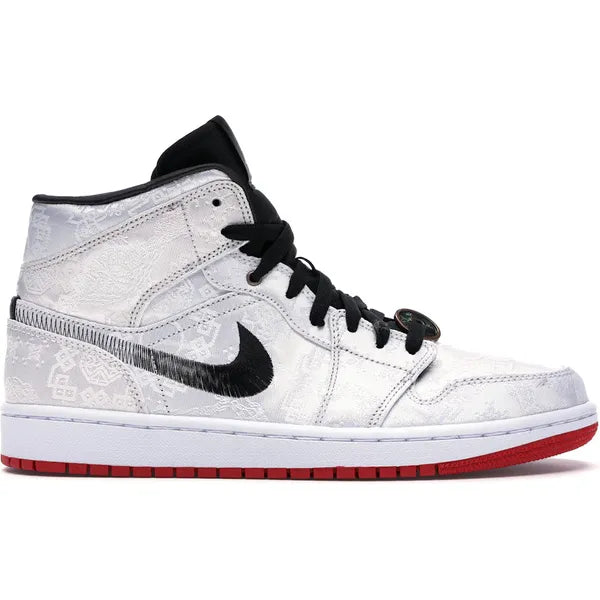 Jordan 1 Mid SE Fearless Edison Chen CLOT Sneakers