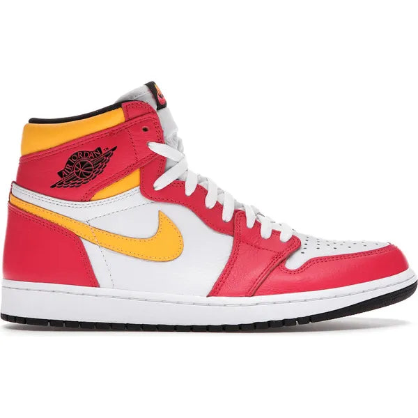 Jordan 1 Retro High OG Light Fusion Red Sneakers