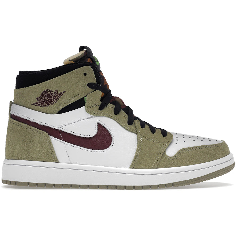 Jordan 1 Zoom CMFT Neutral Olive Sneakers