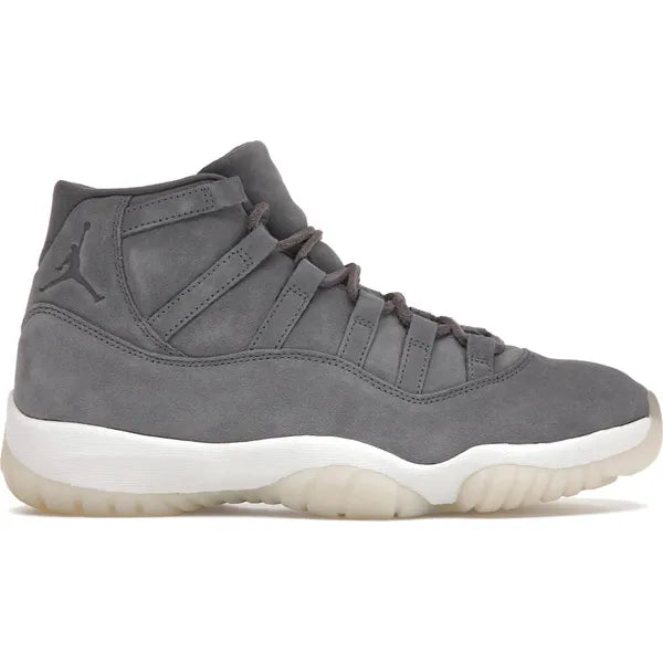 Jordan 11 Retro Pinnacle Grey Suede Sneakers