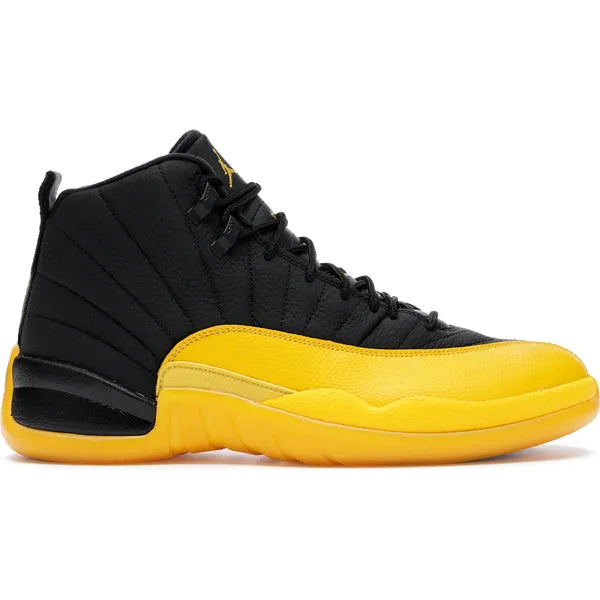 Jordan 12 Retro Black University Gold Sneakers