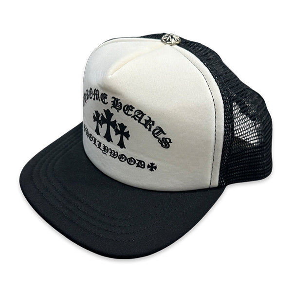 Chrome Hearts King Taco Trucker Hat Black/White Hats