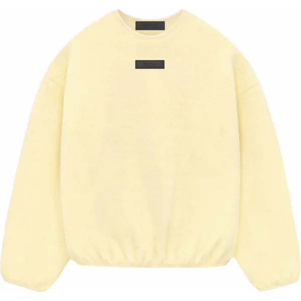 Fear of God Essentials Polar Fleece Crewneck Garden Yellow Apparel