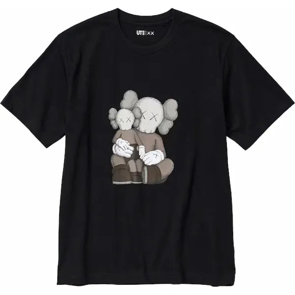 KAWS x Uniqlo UT Short Sleeve Graphic T-shirt (US Sizing) Black Apparel