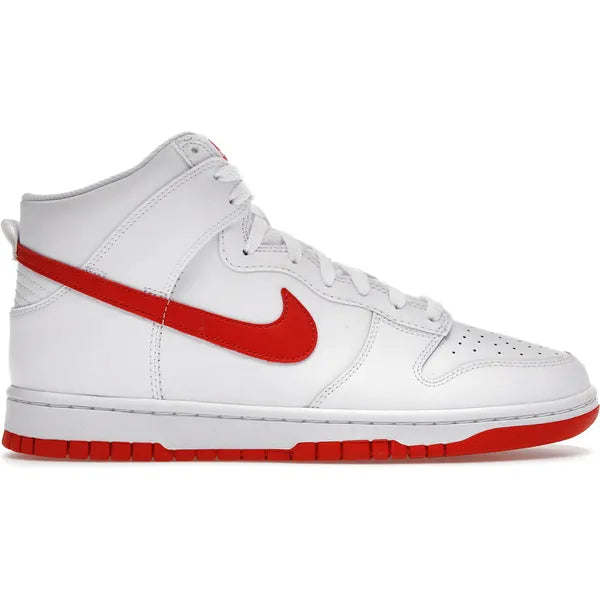 Nike Dunk High White Picante Red Sneakers