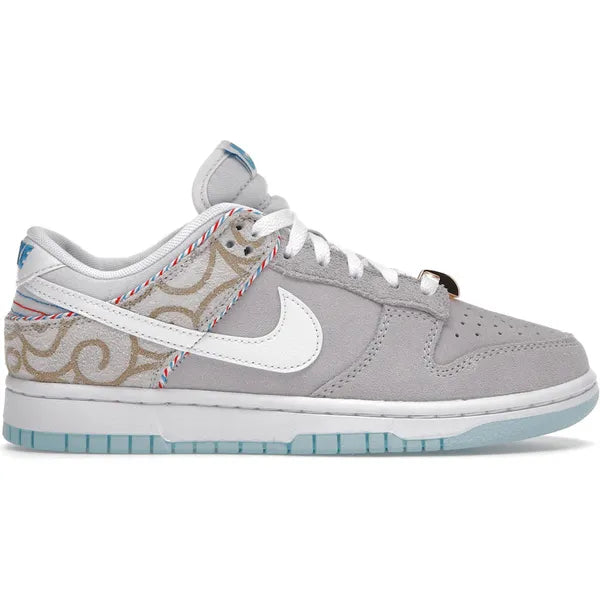 Nike Dunk Low SE Barber Shop Grey Sneakers
