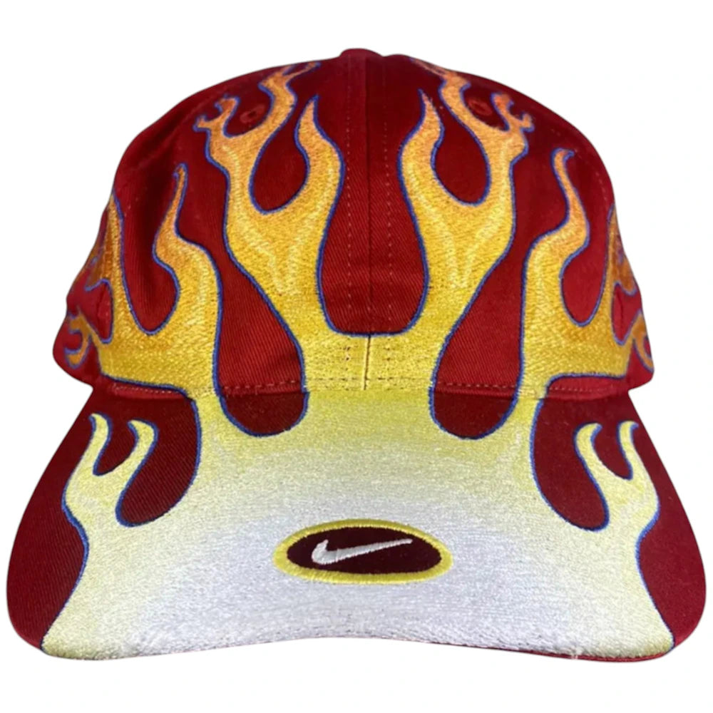 Nike Structured OG Flame Club Cap Gym Red Accessories
