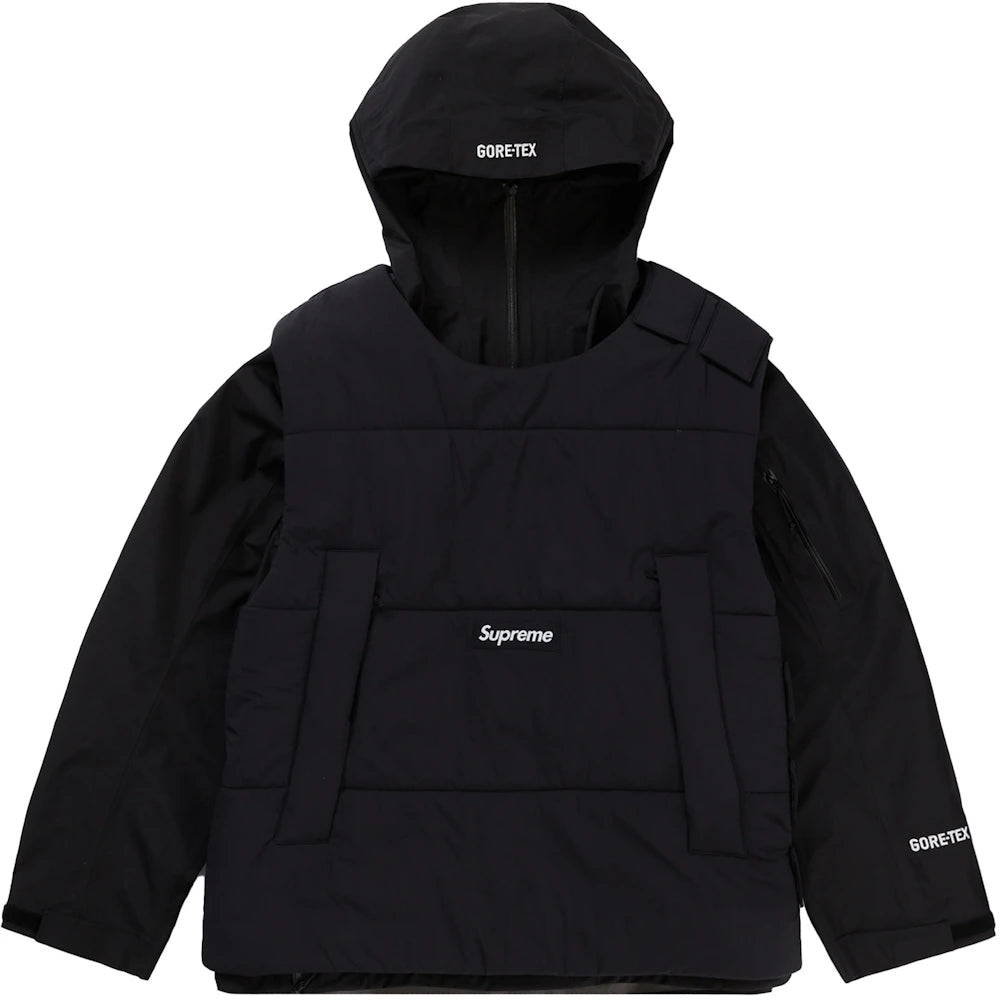 Supreme 2-in-1 GORE-TEX Shell WINDSTOPPER Vest Black Apparel