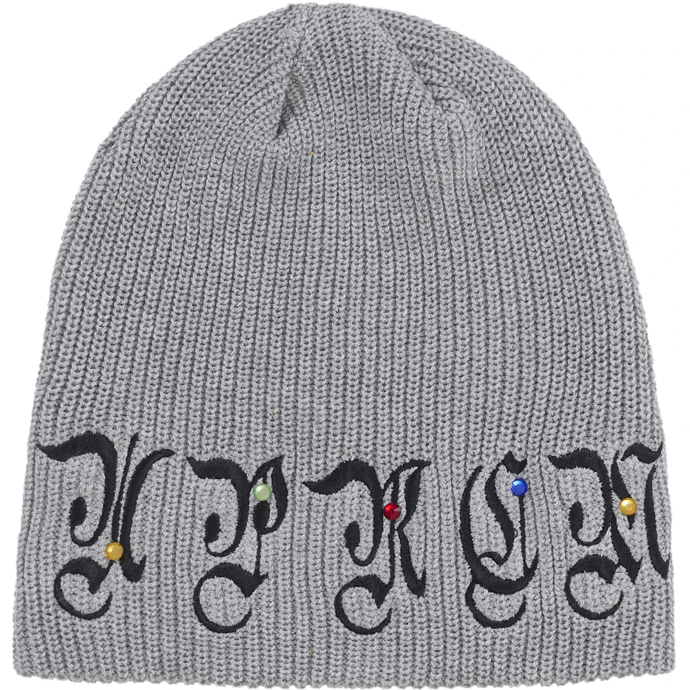 Supreme AOI Gems Beanie Heather Grey Accessories