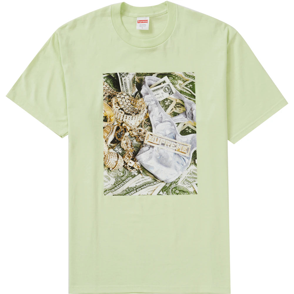 Supreme Bling Tee Pale Mint Apparel