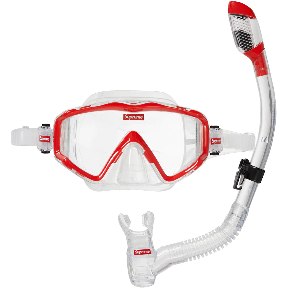 Supreme Cressi Snorkel Set Red Accessories