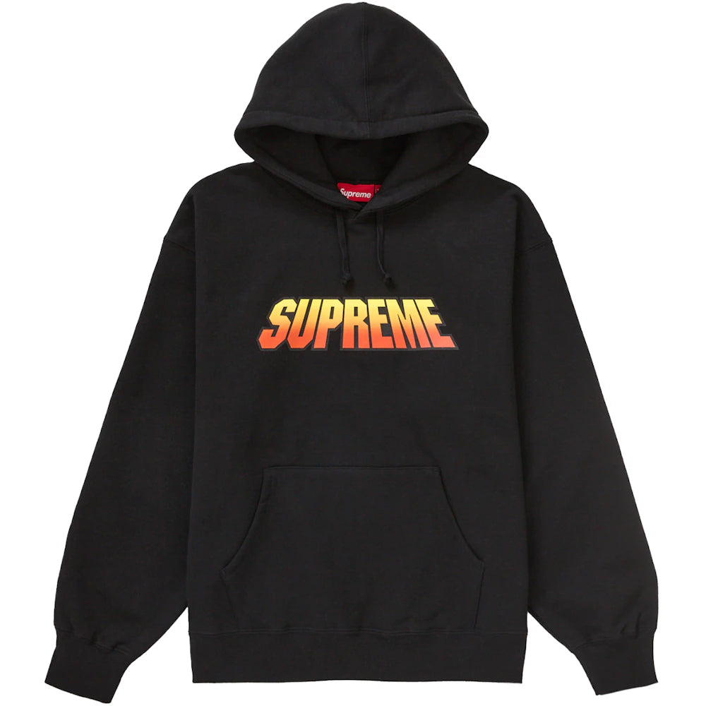 Supreme Gradient Hooded Sweatshirt Black Apparel