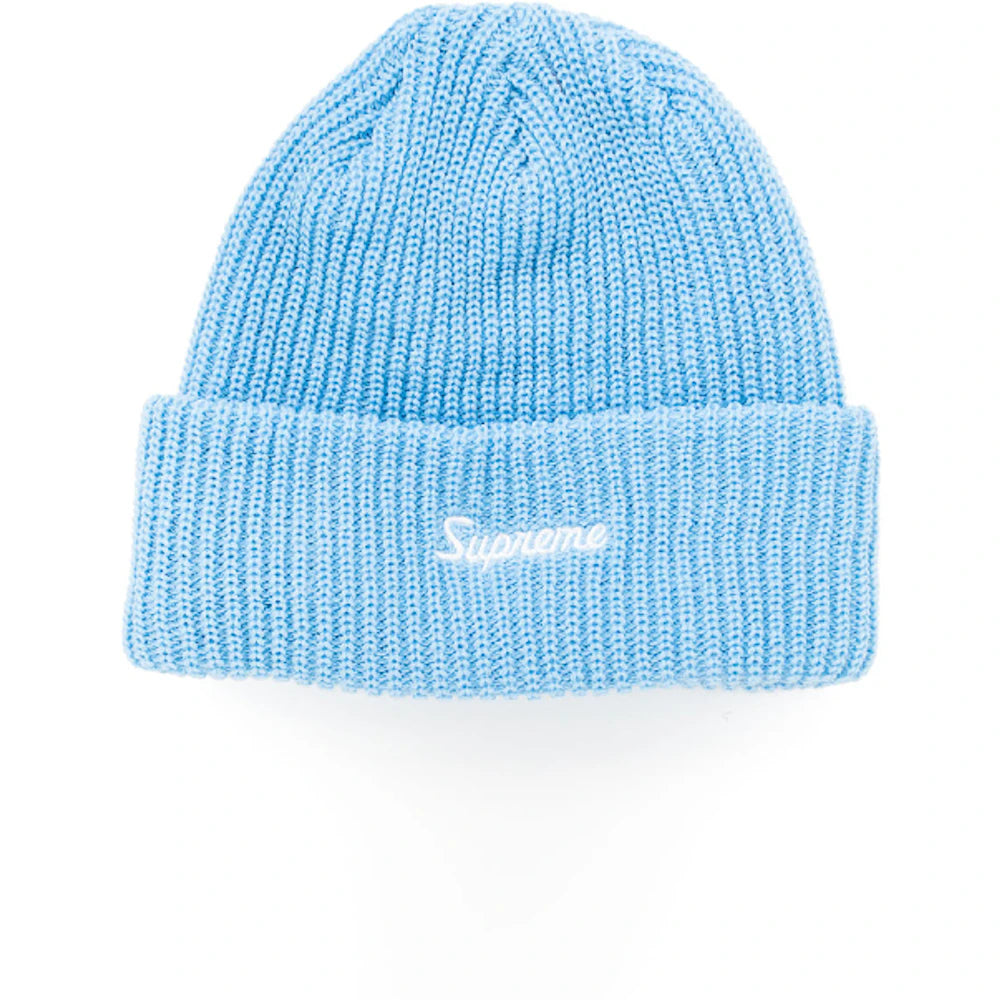 Supreme Loose Gauge Beanie Light Blue Accessories