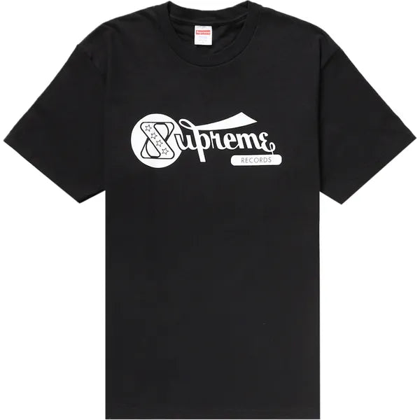 Supreme Records Tee Black Apparel