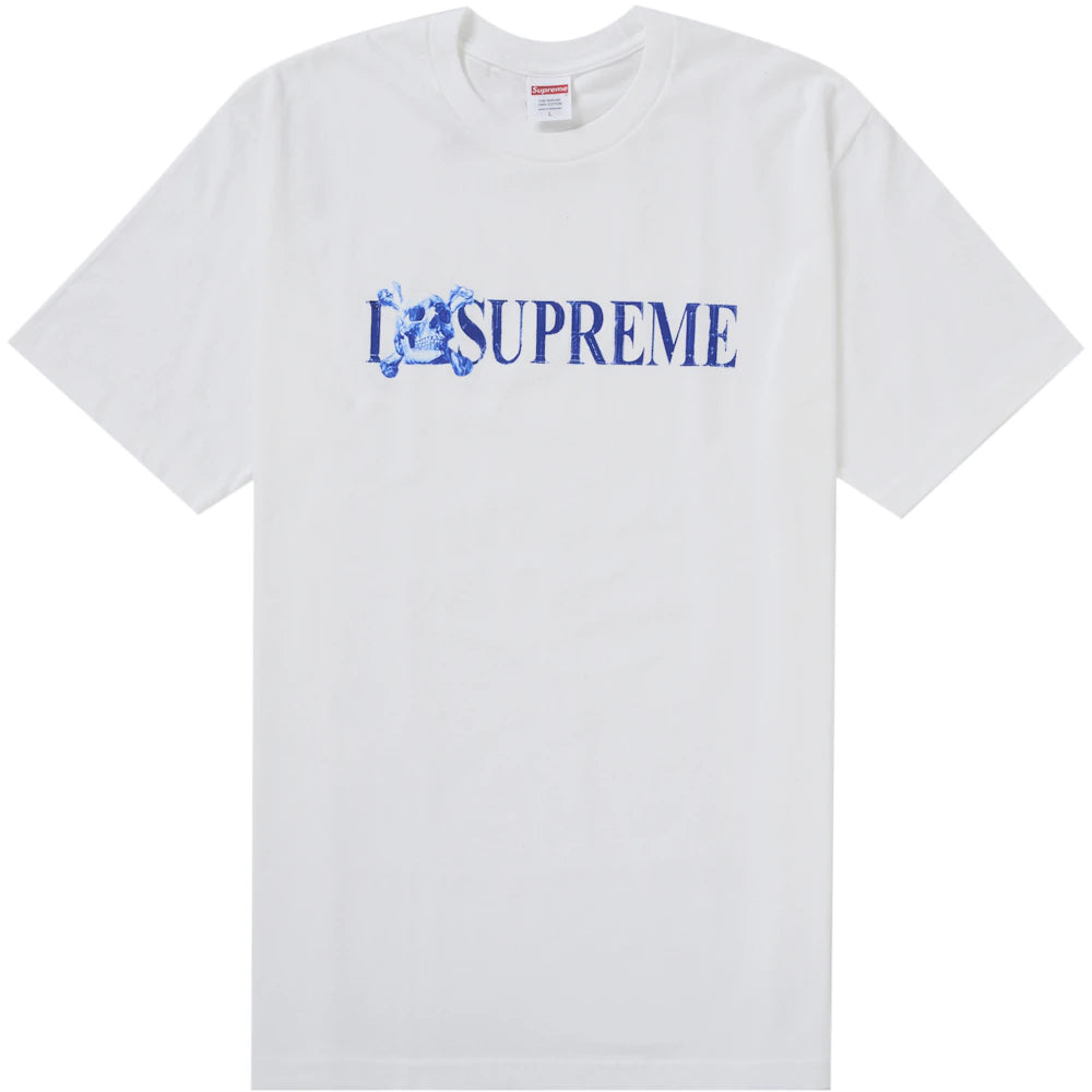 Supreme Skull Tee White Apparel