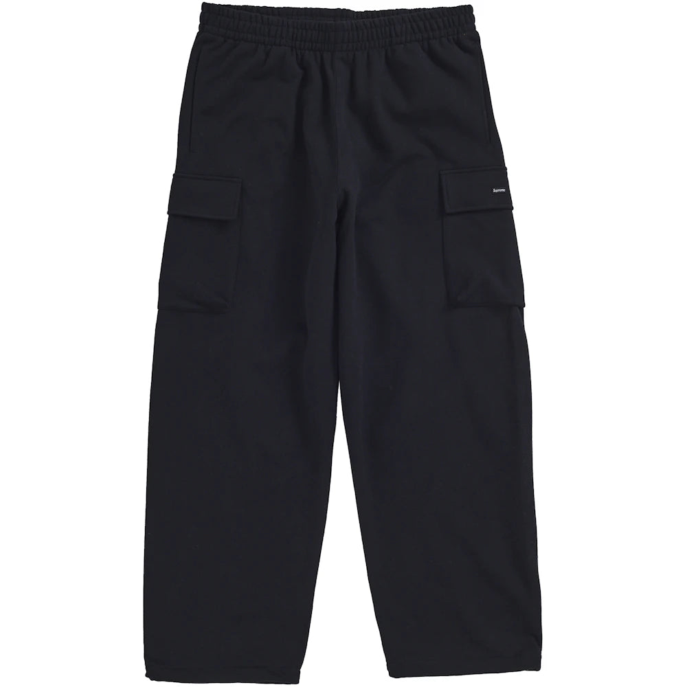 Supreme Small Box Cargo Sweatpant (FW25) Black Apparel