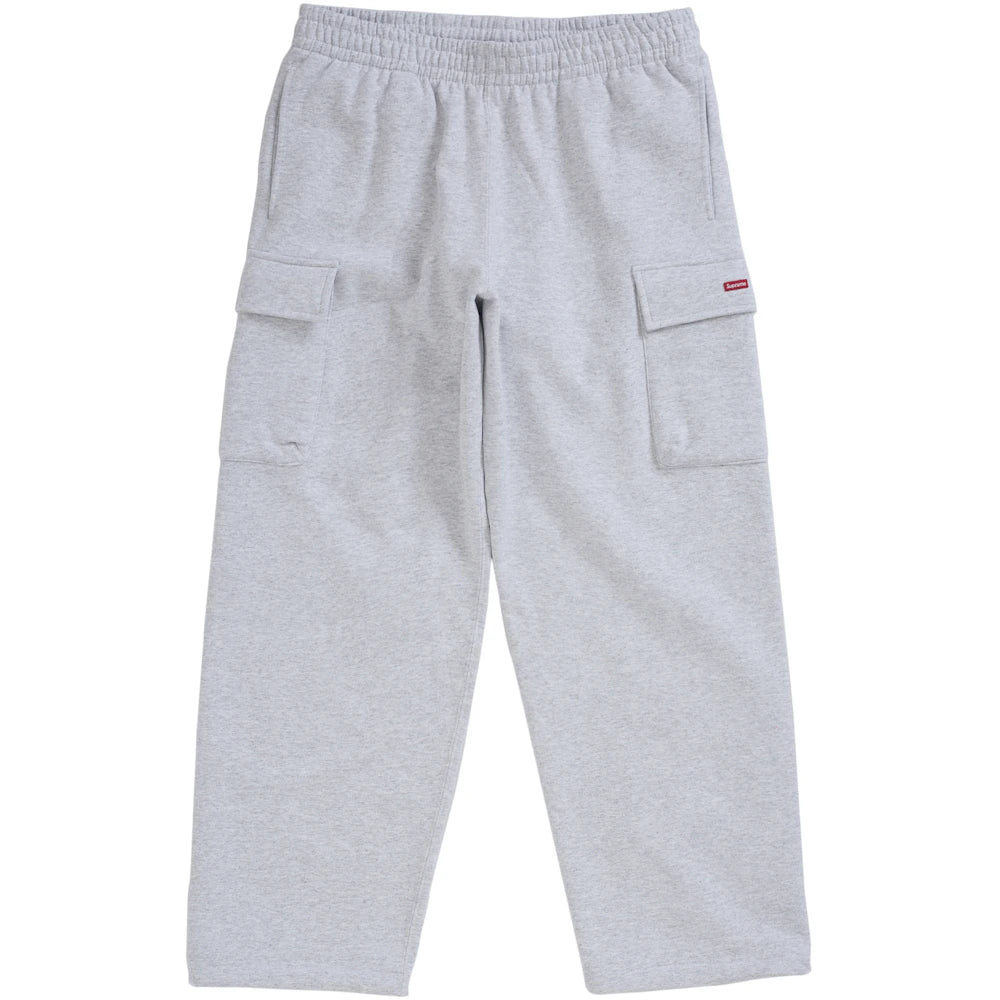 Supreme Small Box Cargo Sweatpant (FW25) Heather Grey Apparel