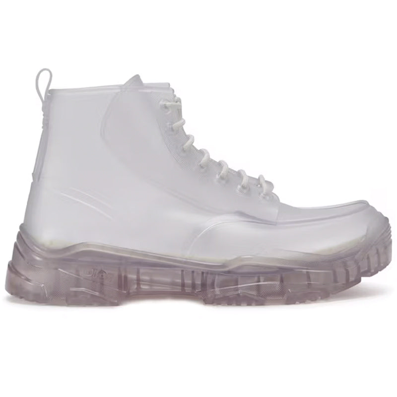 Dior Daniel Arsham Transparent Rubber Boots Clear Sneakers