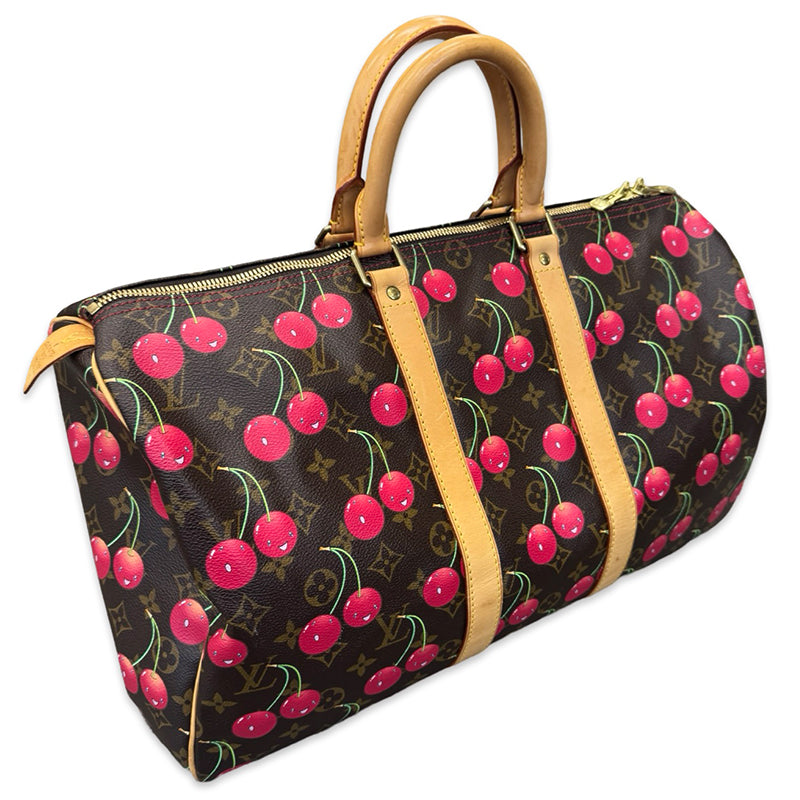 Louis Vuitton Takashi Murakami Cherry Monogram Keepall 55 (2005) Accessories