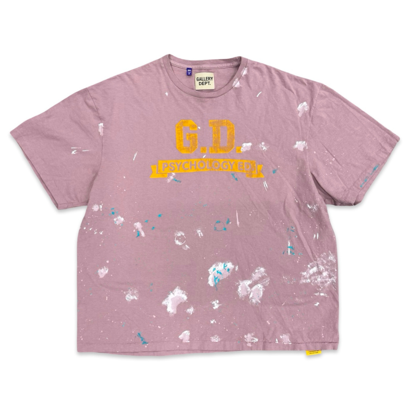 Gallery Dept. Psychology Ed T-Shirt Washed Purple Apparel