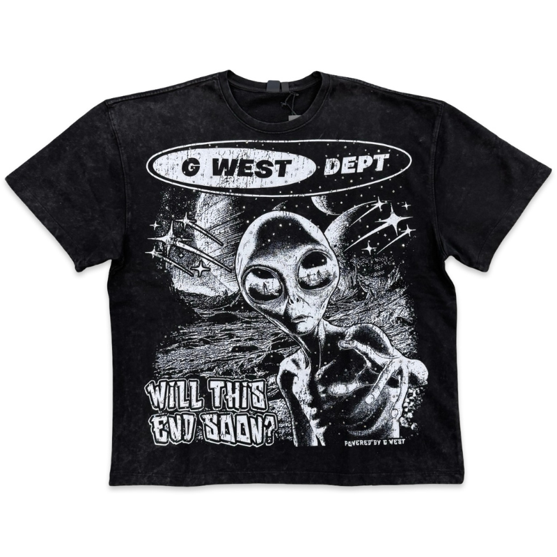 G West Terry Energy Uprising Tee Black Apparel