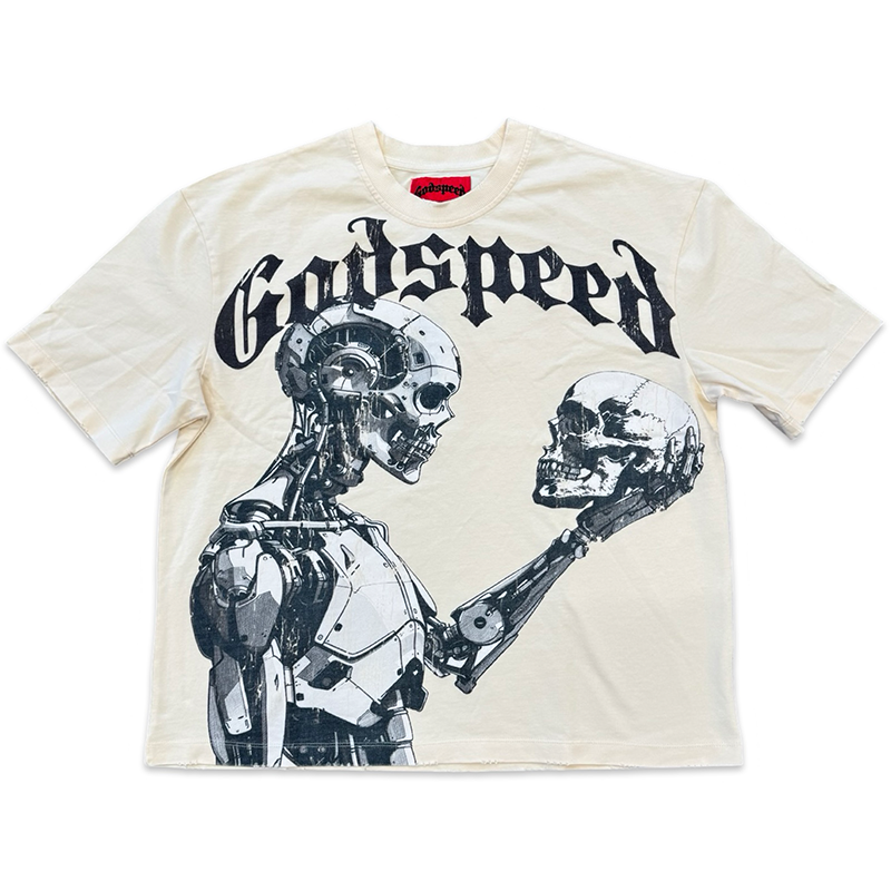 Godspeed Mankind Vs AI T-Shirt Bone Apparel