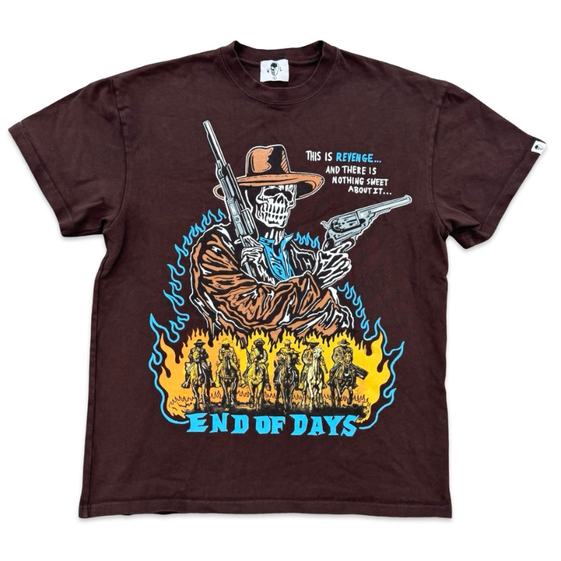 Warren Lotas End of Days T-Shirt Brown Apparel