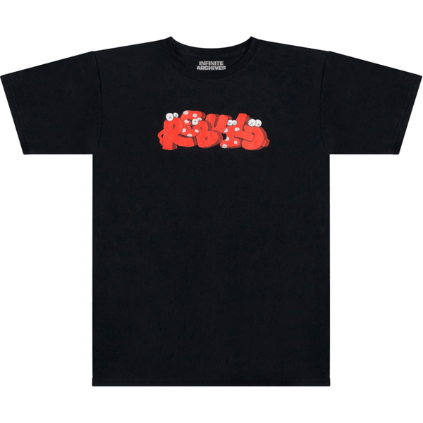 Infinite Archives x KAWS Rebuild T-shirt Black Shirts & Tops