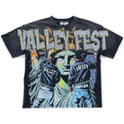 Vale Forever Bling Graffiti Tee Washed Black Apparel