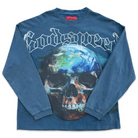 Godspeed Sklobe Long Sleeve T-Shirt Wash Blue Apparel