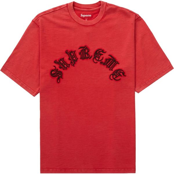 Supreme Old English S/S Top Red Shirts & Tops