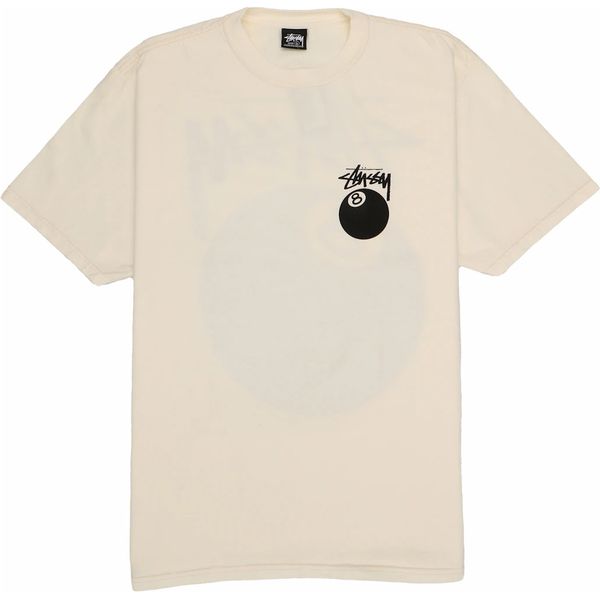 Stussy 8 Ball Pigment Dyed Tee Natural Shirts & Tops