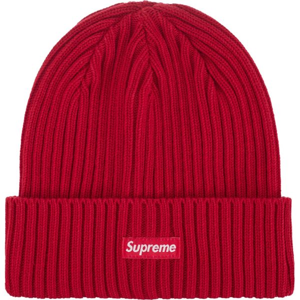 Supreme Overdyed Beanie (SS24) Red Hats