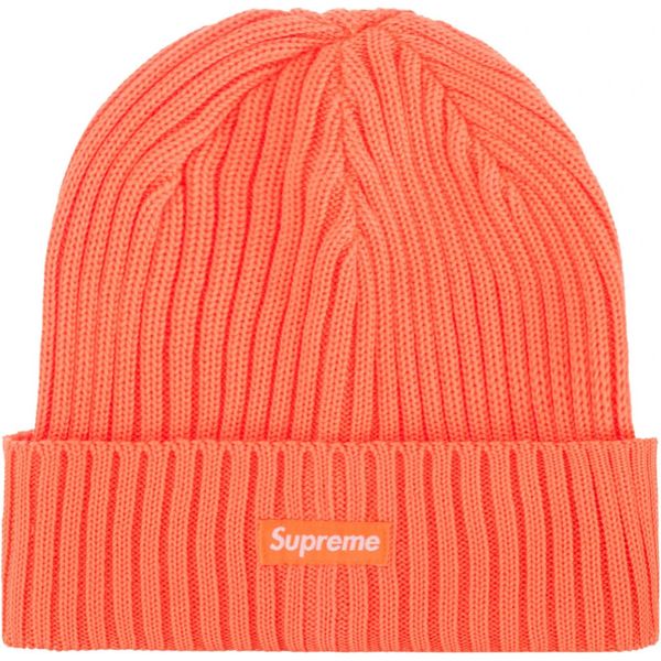 Supreme Overdyed Beanie (SS24) Orange Gold hats