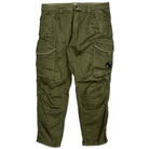 C.P. Company Sateen Lens Loose Fit Cargo Pants Ivy Green Apparel