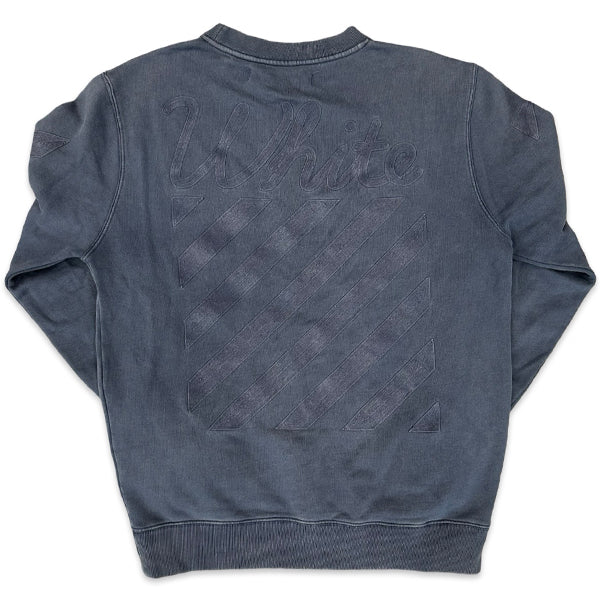 Off white tone on tone crewneck online