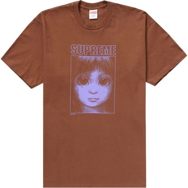 Supreme Margaret Keane Teardrop Tee Brown Shirts & Tops