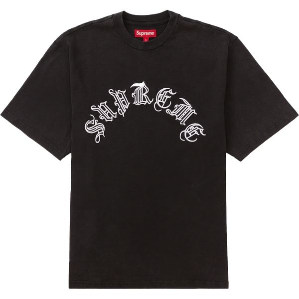 Supreme Old English S/S Top Black Shirts & Tops