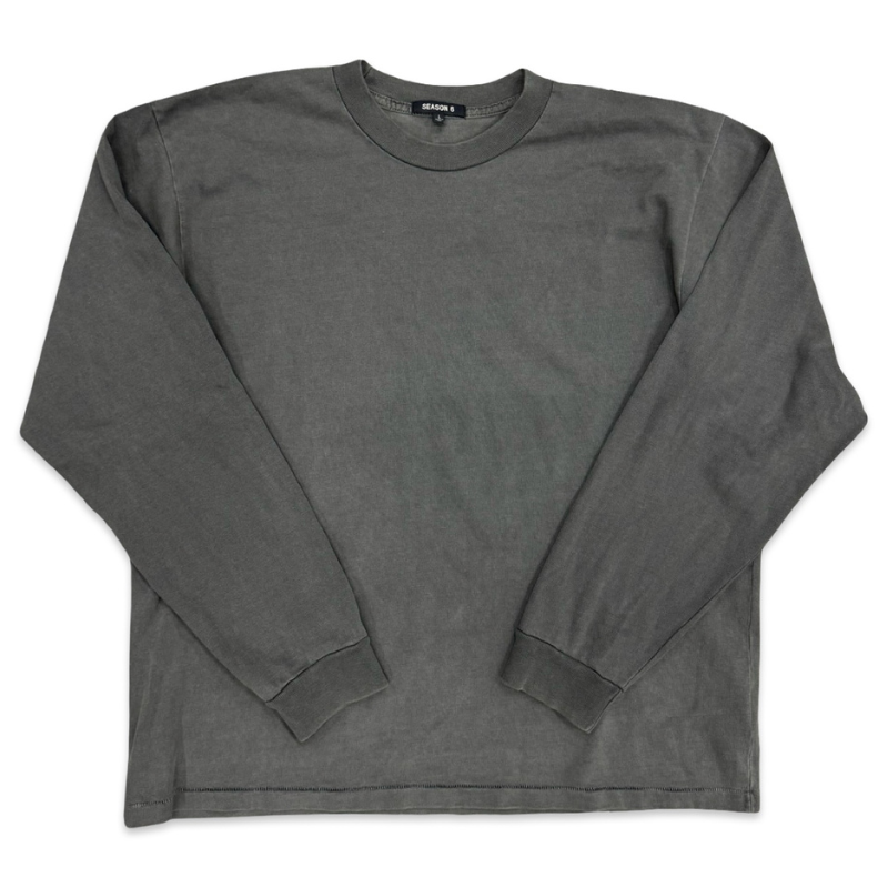 Yeezy Season 6 Long Sleeve T-Shirt Grey Apparel