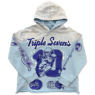 Triple Sevens All Star Football Hoodie Blue Apparel