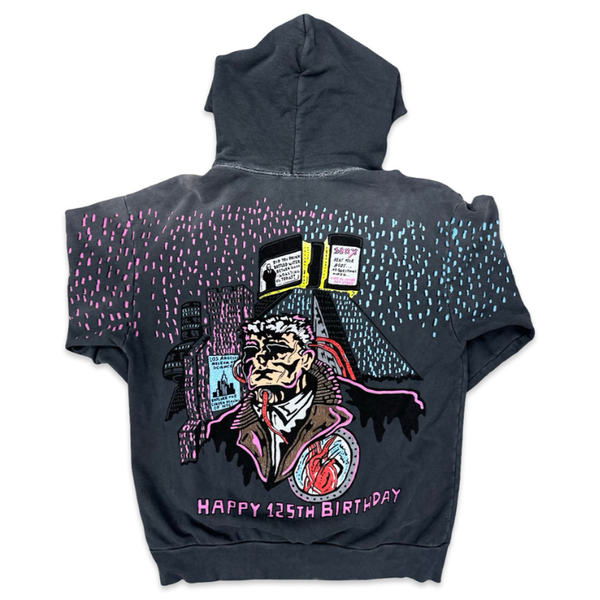 HENRIK VIBSKOV トップス　パーカー Warren Lotas 125th Birthday Logo Hoodie Washed Black – Sole By Style